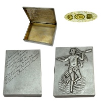 Russian  Silver Cheroot Box 1927
